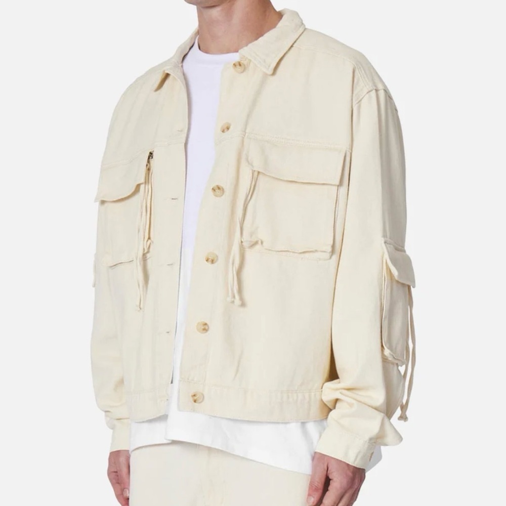 MNML BRUSHED TWILL CARGO JACKET